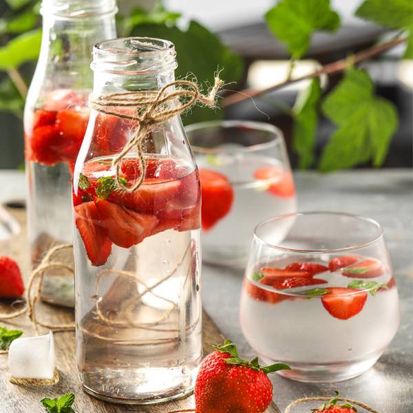 Acqua Aromatica Menta e Fragole