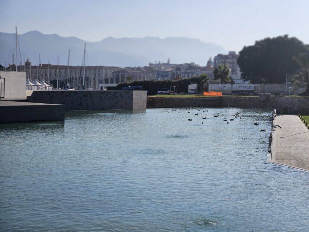 molo palermo lago artificiale