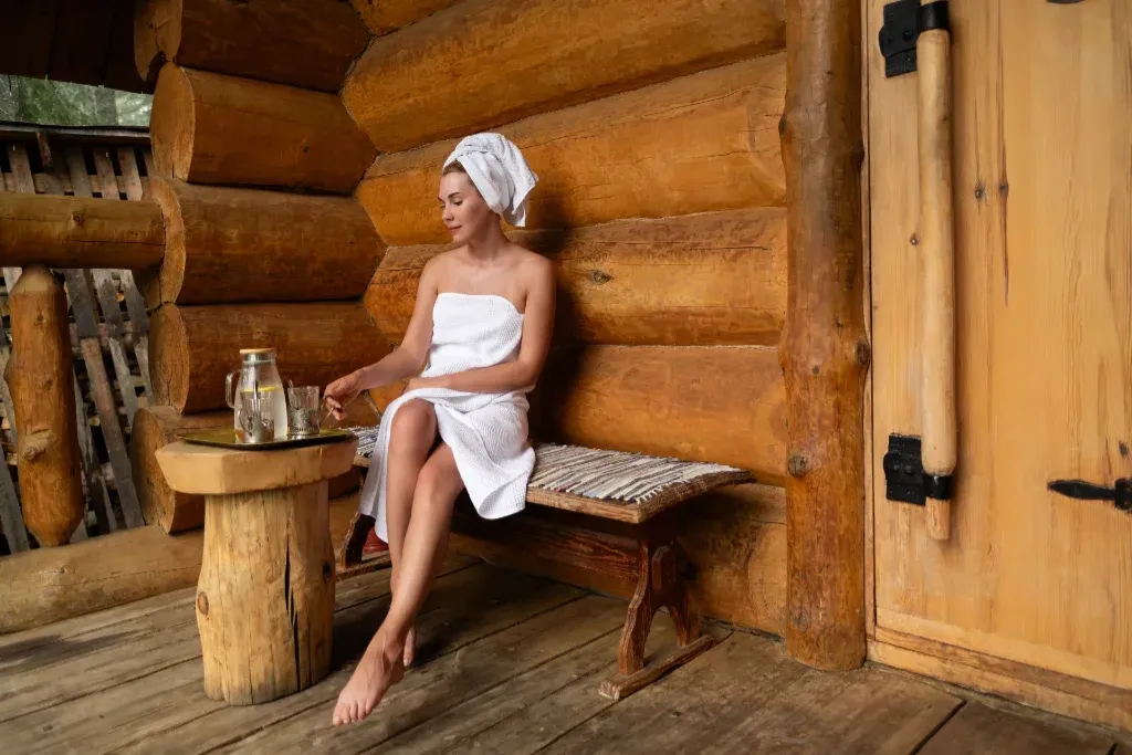 sauna bere acqua