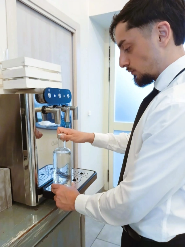 acqua filtrata ristorante erogatore Culligan